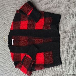 Old Navy buffalo plaid sweater, size M/L